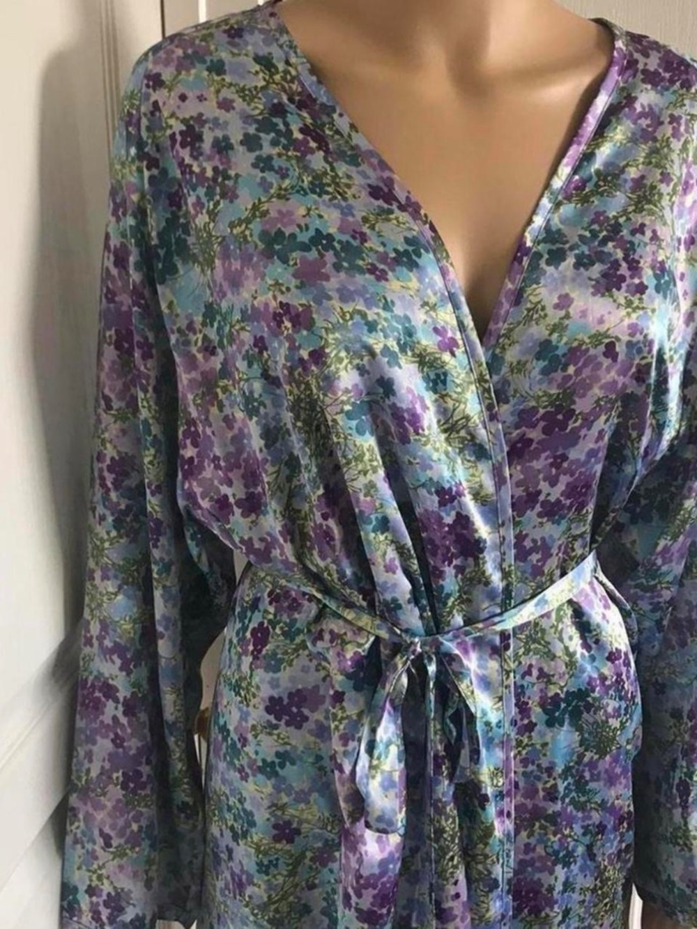 🌹Vintage🌹 Floral Robe One Size - Picture 4 of 6